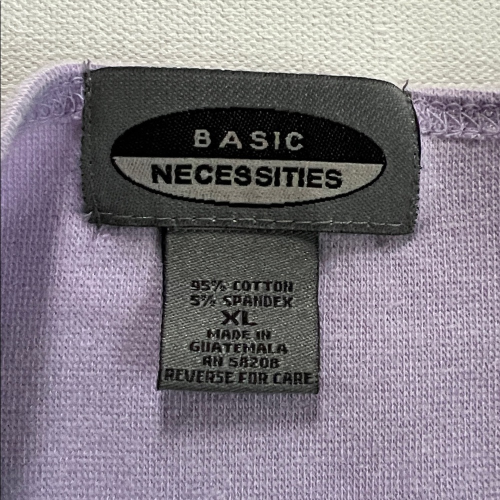 Basic Necessities Lavender Sleeveless Women's Top - XL - Picture 3 of 7